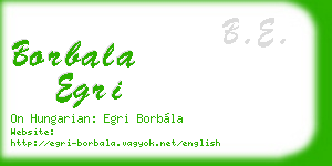 borbala egri business card